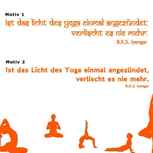 Yogaraum Wanddeko Sprüche eines Yogi Meisters