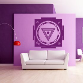 Kali Yantra Wandtattoo Motiv 2