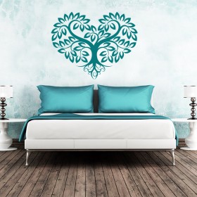 Wandtattoo Herzbaum entspanntes Sein Relax Wandaufkleber