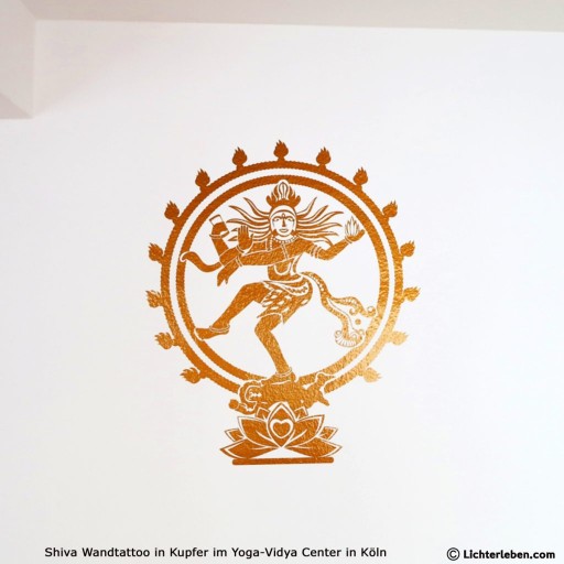 Shiva Wandtattoo als Glückverheißender Hindu Gott